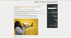 Desktop Screenshot of opensourceaudiophile.com