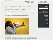 Tablet Screenshot of opensourceaudiophile.com